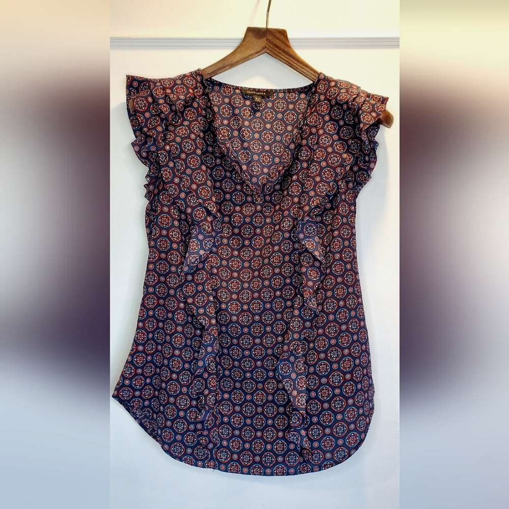 Banana Republic ruffled blouse